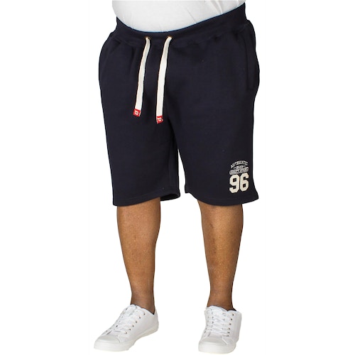D555 Lindon Embroidered/Applique Shorts Navy