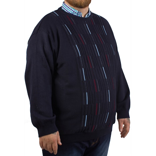 Cotton Valley Navy Knitted Pullover