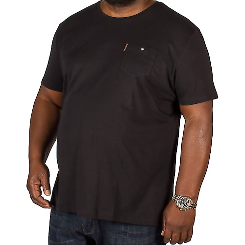 Ben Sherman T-Shirt mit Brusttasche Schwarz