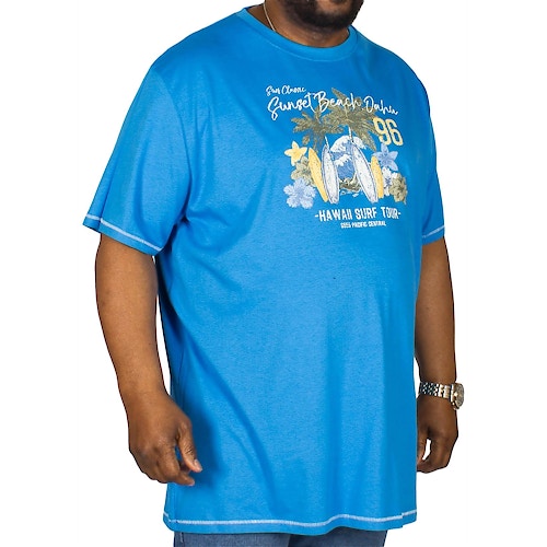D555 Christian Printed T-Shirt Royal Blue