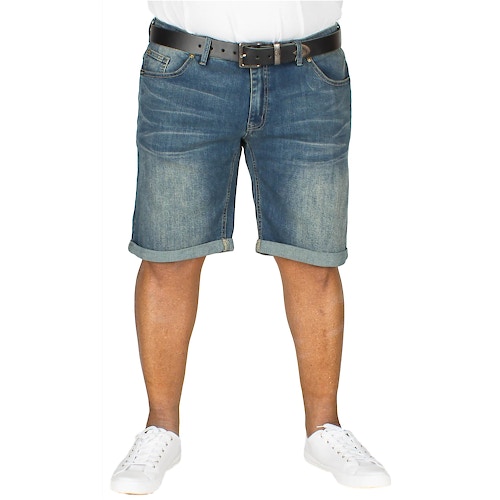Replika Stretch Jeans Shorts Blau