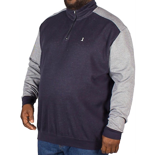 Replika Half Zip Sweatshirt Navy
