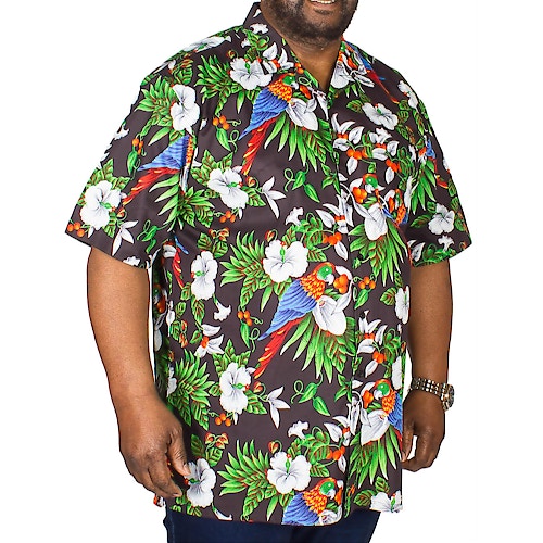 Espionage Hawaiian Shirt Black