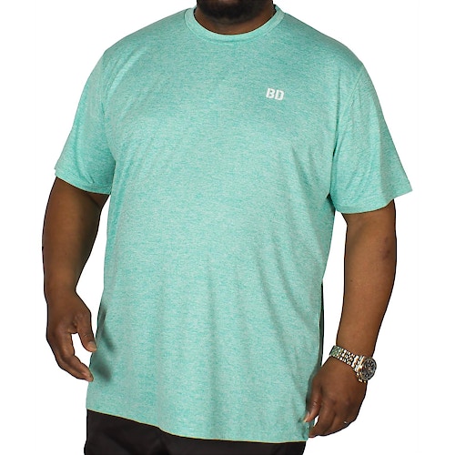 Bigdude Stretch Performance T-Shirt Green Marl