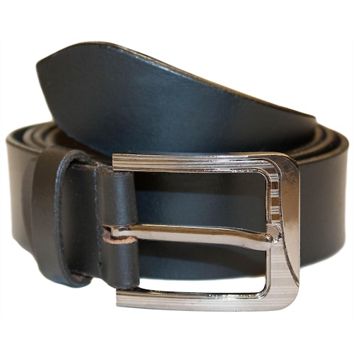 David Leather Belt Black