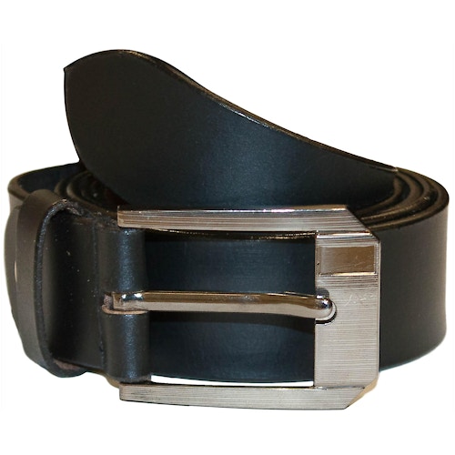 Simon Leather Belt Black