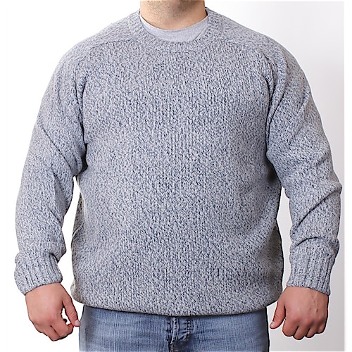 Metaphor Grey Wool Blend Twill Sweater