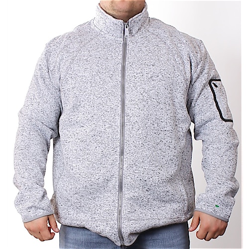 D555 Grey Zipped Fashion Jacket