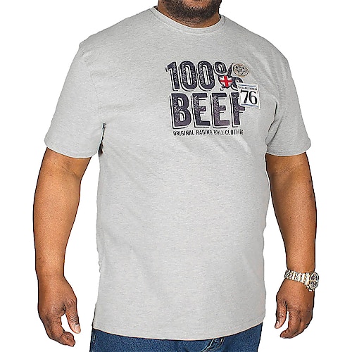 Raging Bull Badge T-Shirt Grey