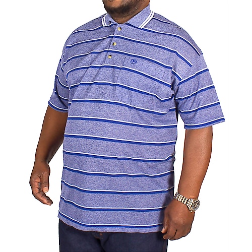 Brooklyn Carlos Stripe Polo Shirt Blue
