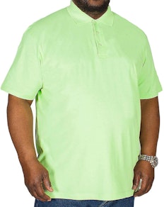 Bigdude Plain Polo Shirt Green Tall