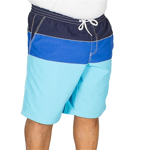 Replika Cut & Sew Swim Shorts Blue/Navy