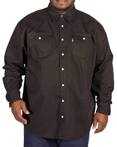 Duke Western Style Black Denim Shirt