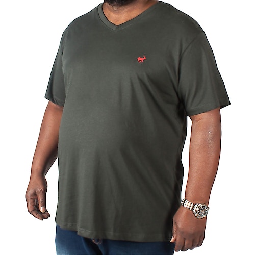 Bigdude Signature V-Neck T-Shirt Black