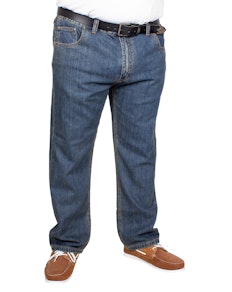 Bigdude Jeans mit elastischem Bund Tint Wash