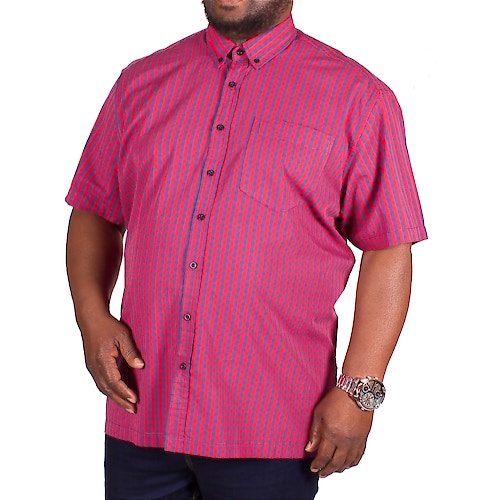 Bigdude Short Sleeve Red Check Shirt
