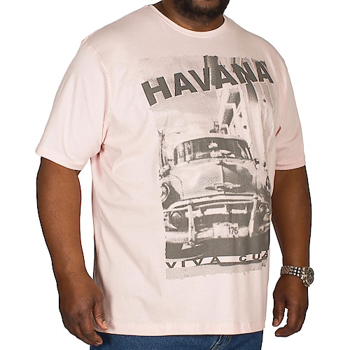 Pierre Roche Havana Print T-Shirt Rosa 