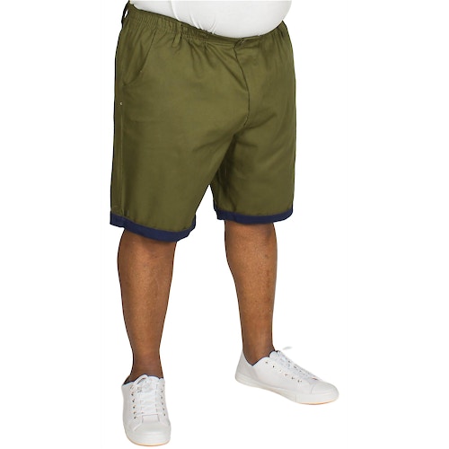 Bigdude Chino Shorts mit elastischem Bund Khaki 