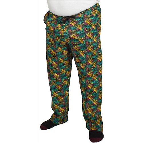 Bigdude Baggy Lounge Trousers Abstract Print