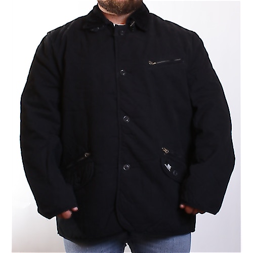 D555 Black Riley Quilted Jacket