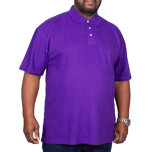 RTY Pique Polo Shirt Purple
