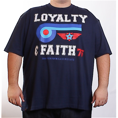 Loyalty & Faith Navy Codey T-Shirt