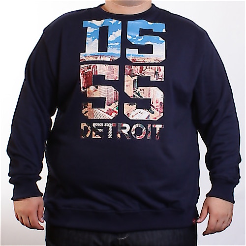D555 Navy Detroit Sweatshirt