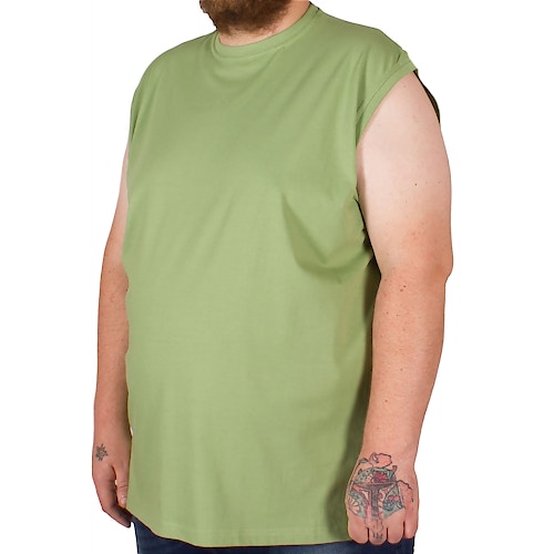 Metaphor Sleeveless T-Shirt Green