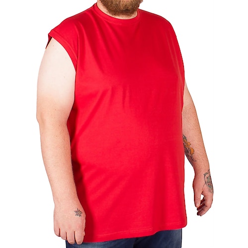 Metaphor Sleeveless T-Shirt Red