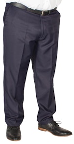 Carabou Poly Twill Classic Trousers Navy