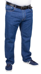 Bigdude Stretch Jeans Mittelblau 