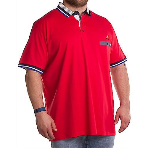 Kangol Muse Polo Shirt Red
