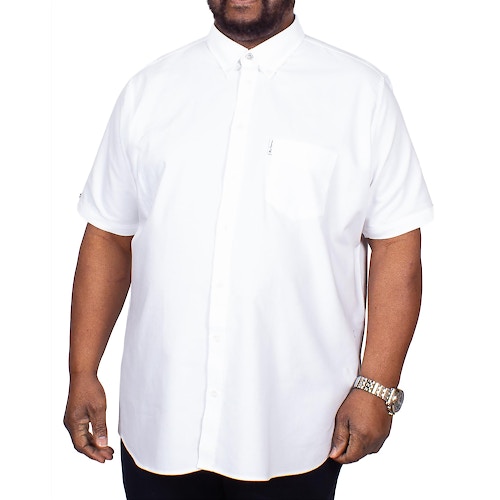 Ben Sherman Signature Oxford Short Sleeve Shirt White