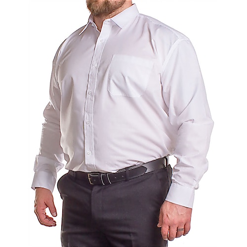 Carabou Classic Long Sleeve Shirt White