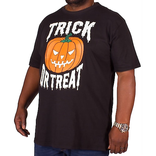 D555 Halloween Pumpkin Print T-Shirt
