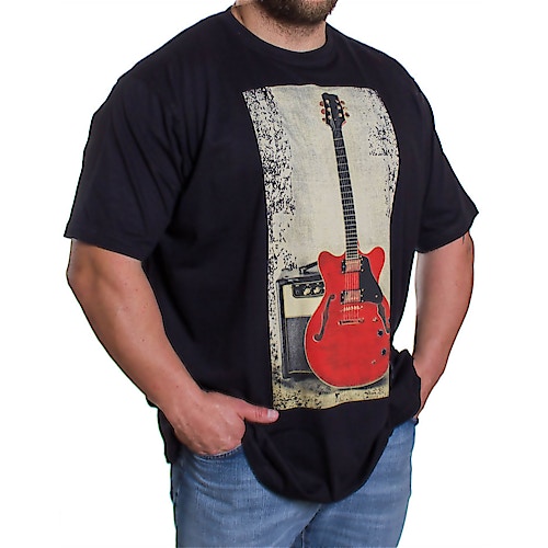 Espionage Guitar Print T-Shirt
