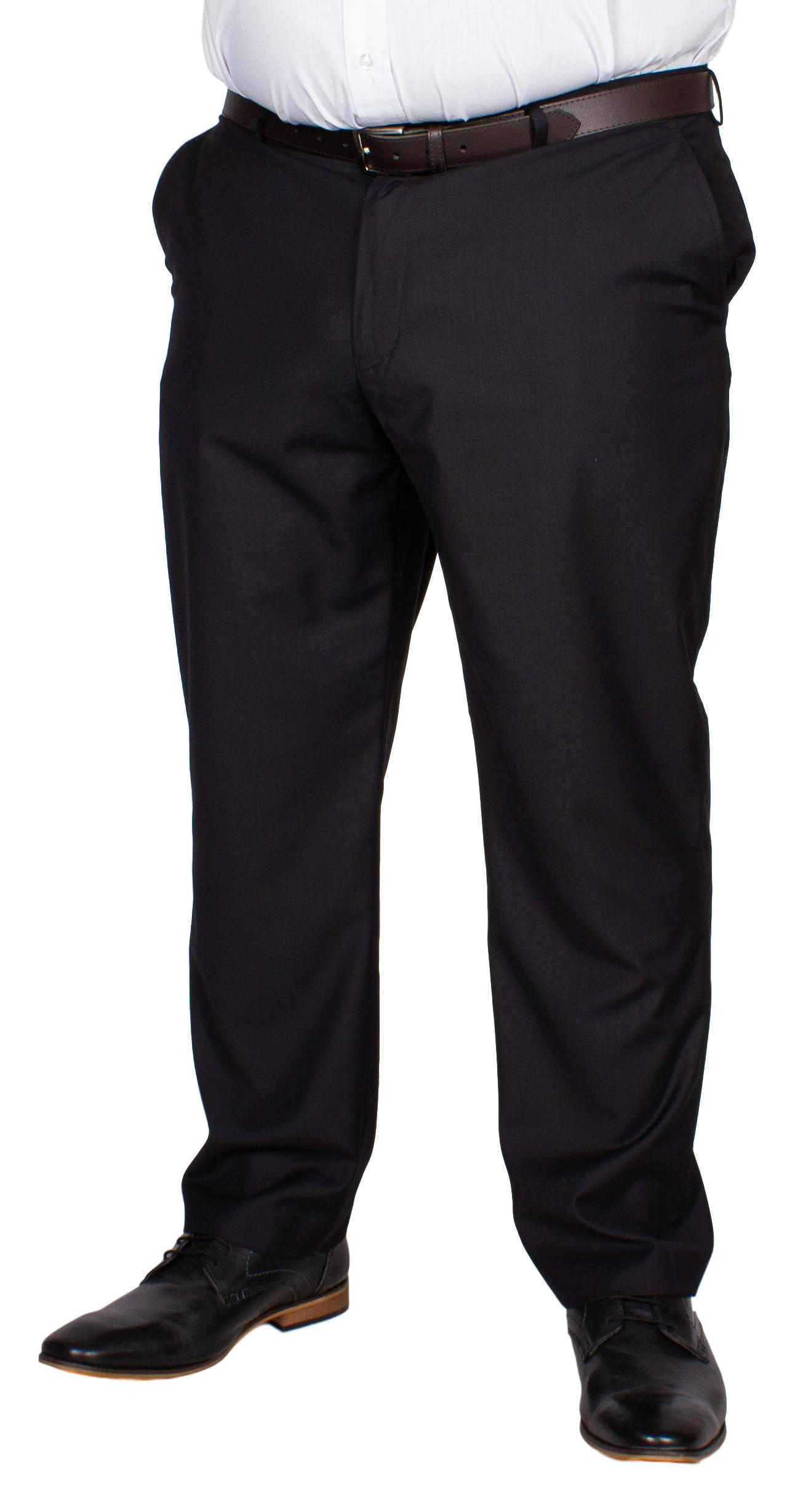 Men's Pleated Trousers with Self-Belt - Unhemmed |