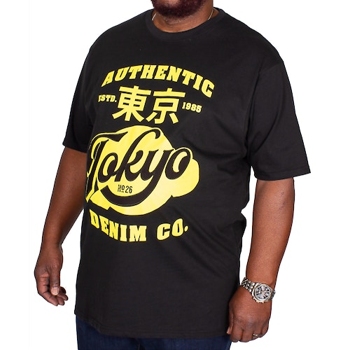 KAM Tokyo Printed T-Shirt Black