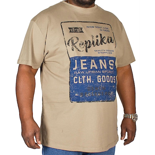 Replika Jeans Print T-shirt Green