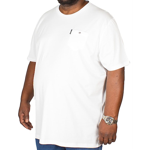Ben Sherman T-Shirt mit Tasche Weiß