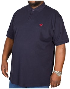 Bigdude Embroidered Polo Shirt Navy
