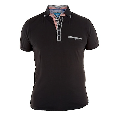 D555 Jeremy Black Polo Shirt