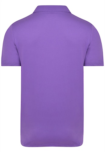 Bigdude Jersey Polo Shirt With Pocket Purple Tall