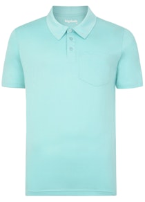 Bigdude Jersey Polo Shirt With Pocket Turquoise