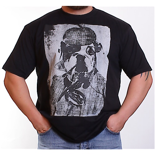 KAM Black British Bulldog T-Shirt