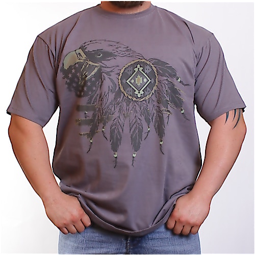 KAM Charcoal American Eagle T-Shirt