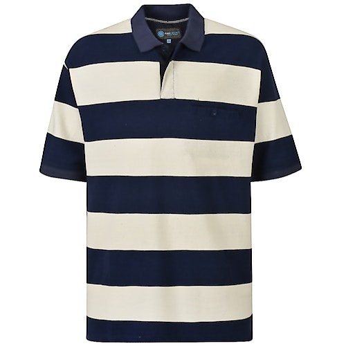 KAM Rugby Pique Polo Navy