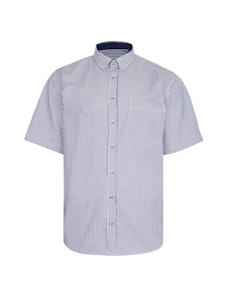 KAM Streifen Premium Hemd Marineblau