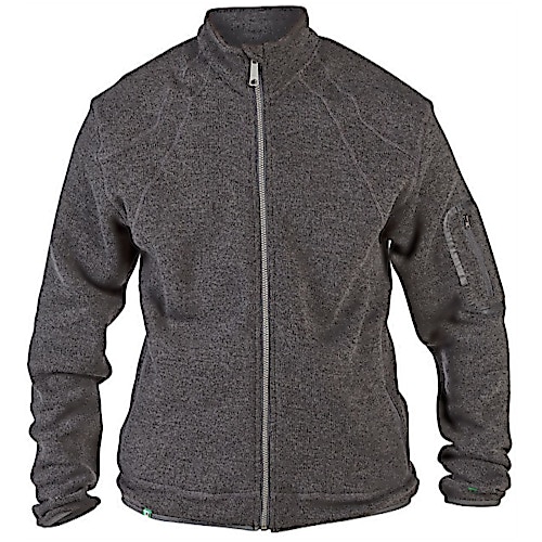 D555 Charcoal Zipped Fashion Jacket
