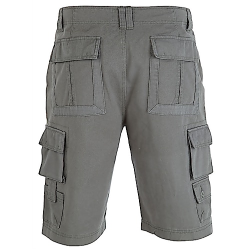 Duke London Khaki Grey Cargo Shorts
